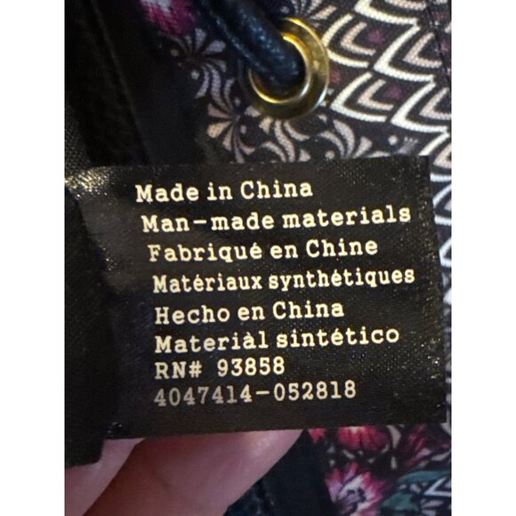 Nanette Lepore Black Faux Leather Backpack Purse Tote Convertible Bag Women's - Picture 6 of 12